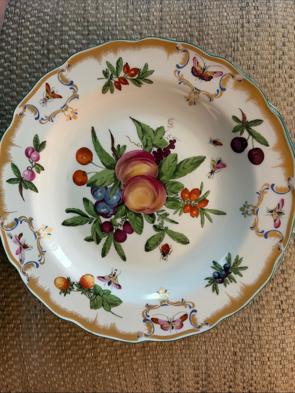Williamsburg Duke of Glouster dinner plate 5 available Mottahedeh